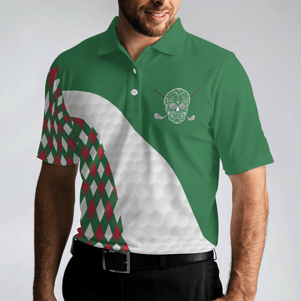 Men Golf Polo Shirt - Golfing Without Tacos Is Just Walking On The Grass Golf Shirt Men Polo Shirt - Perfect Polo Shirt For Men, Golfers - Amzanimalsgift