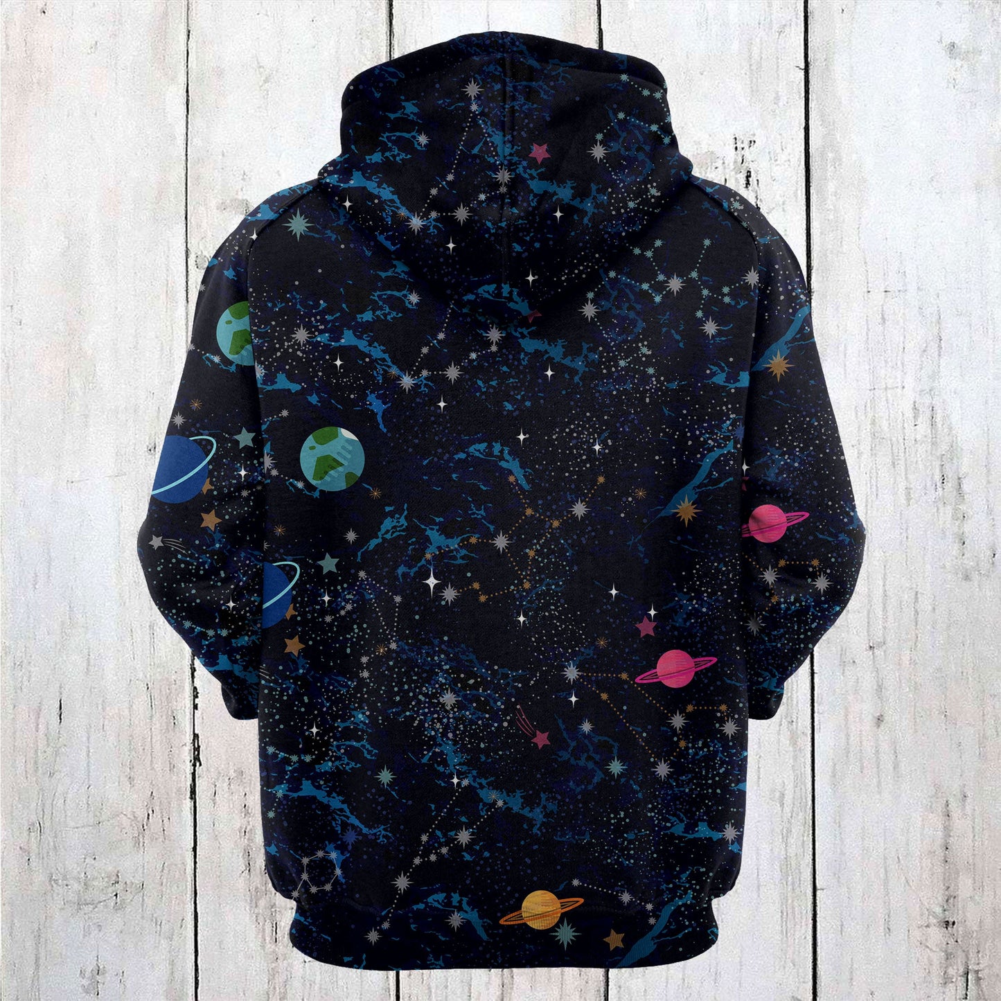 Cartoon Cat Space Pullover Premium Hoodie, Perfect Outfit For Men And Women On Christmas New Year Autumn Winter