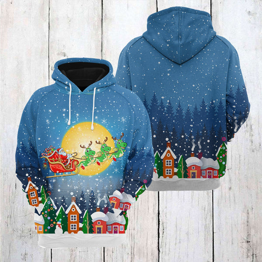 Dragon Reindeer Christmas Pullover Premium Hoodie, Perfect Outfit For Men And Women On Christmas New Year Autumn Winter